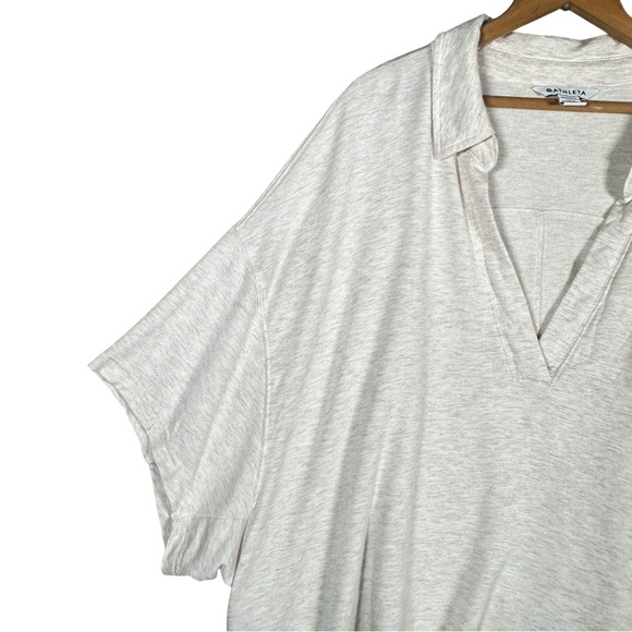 ATHLETA Westwood Soft Jersey French Terry Cotton Sweatshirt Tee - Picture 7 of 12